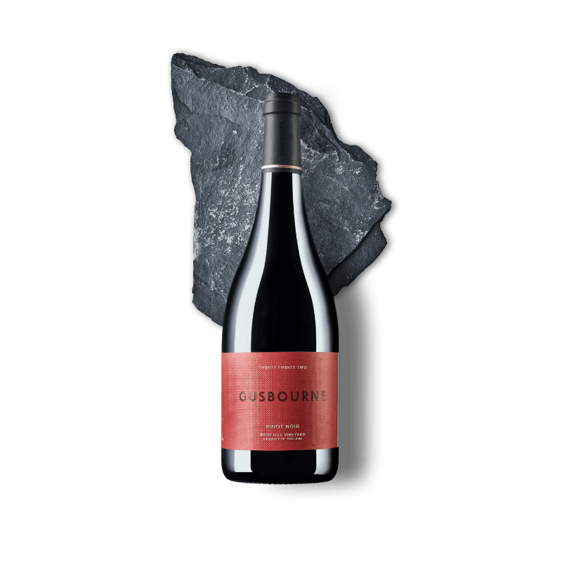 pn-animation-bottle-22-5e0ac44268bcc745b966577abad5d82da32cea67540c1eb42e5e9328c5125e40 Gusbourne Pinot Noir 2022 – Image 1